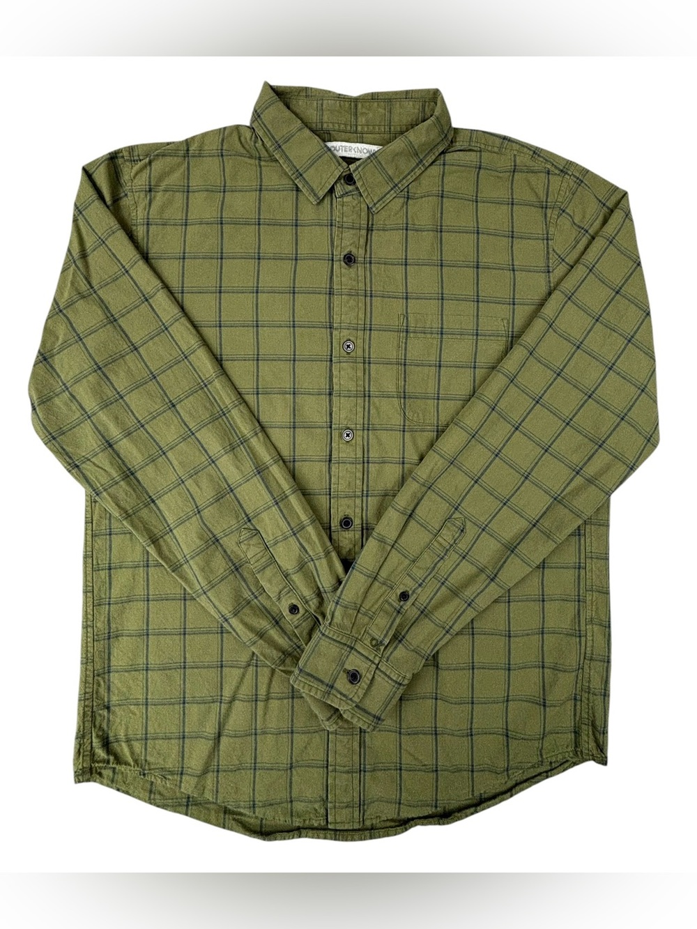 Outerknown | Organic Cotton Shirt | Olive Green | Medium | Excellent Condition!!